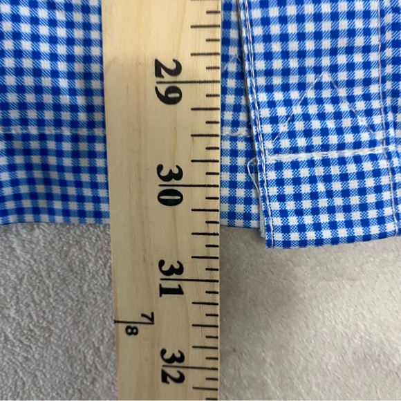 HABIT Fishing Shirt Men's Size L 40+Solar Factor Button Down Vented Blue Plaid - Picture 9 of 10